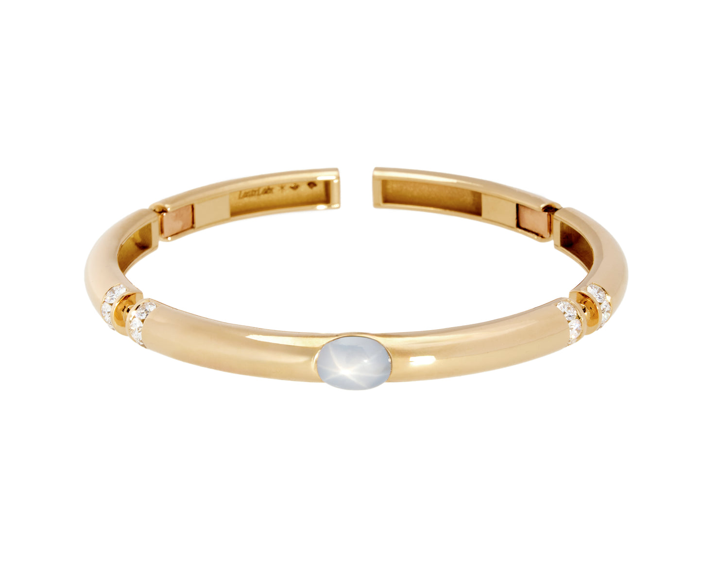 Floating Link Bangle Bracelet