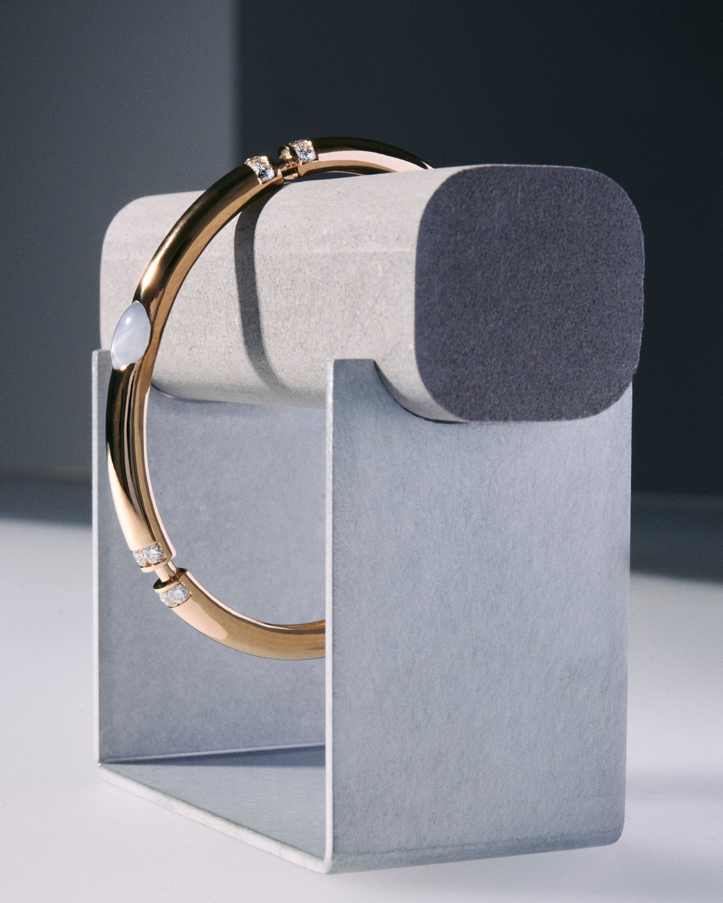 Floating Link Bangle Bracelet