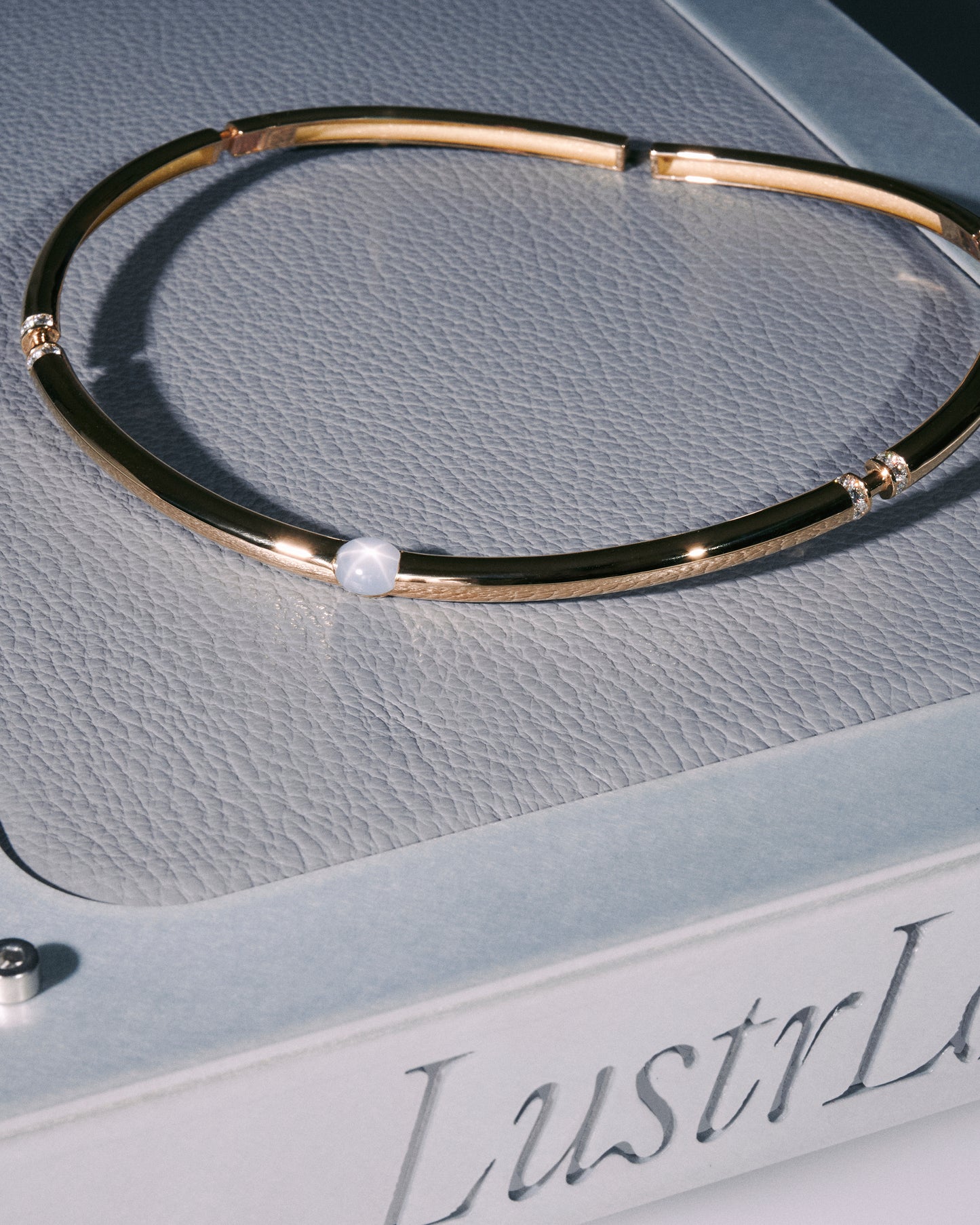 Floating Link Choker Necklace