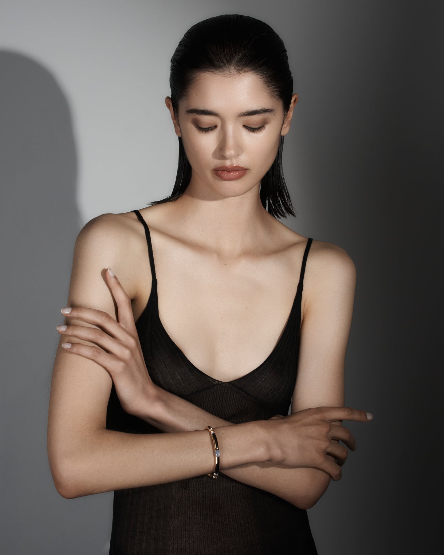 Floating Link Bangle Bracelet