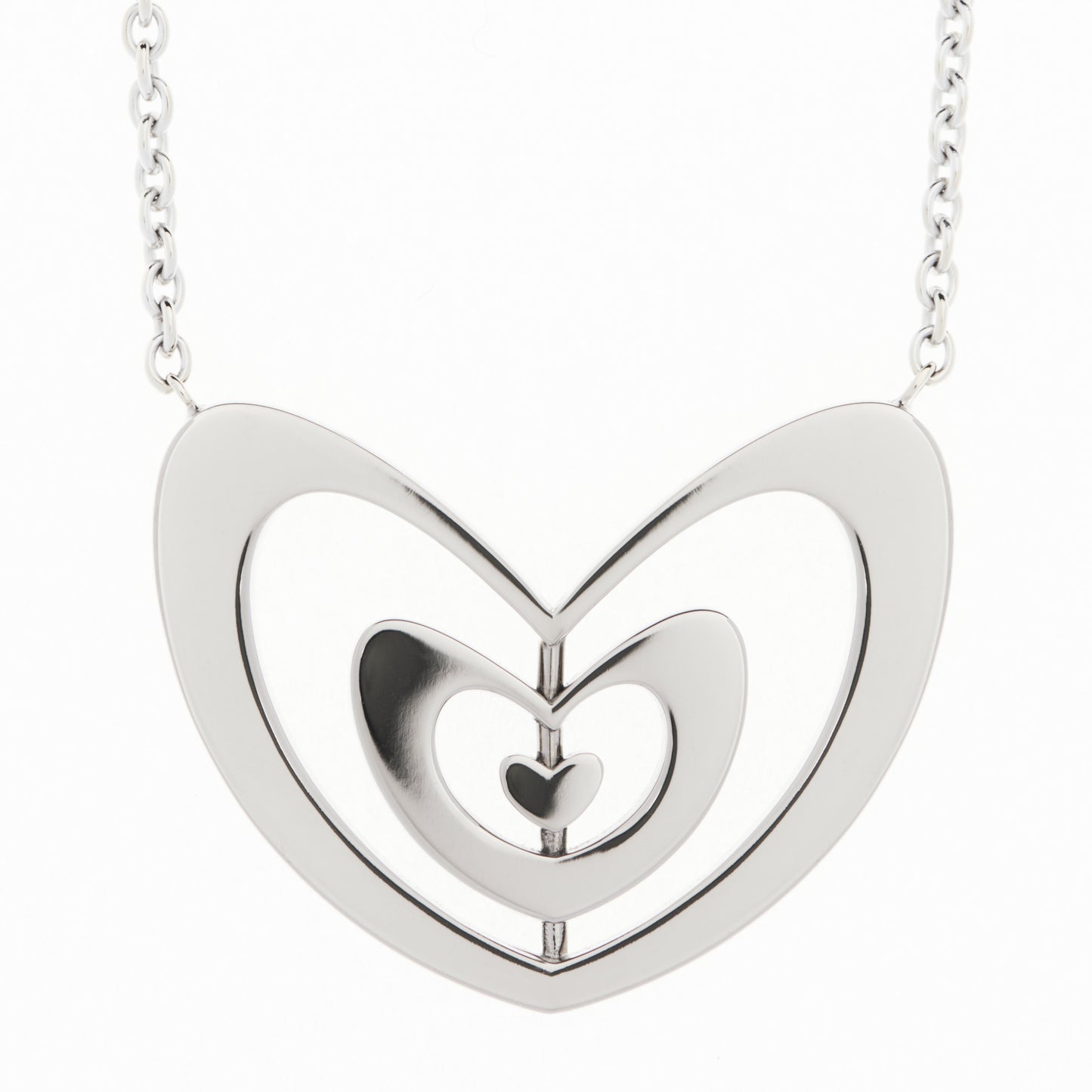 Modern Edge Gold Heart
